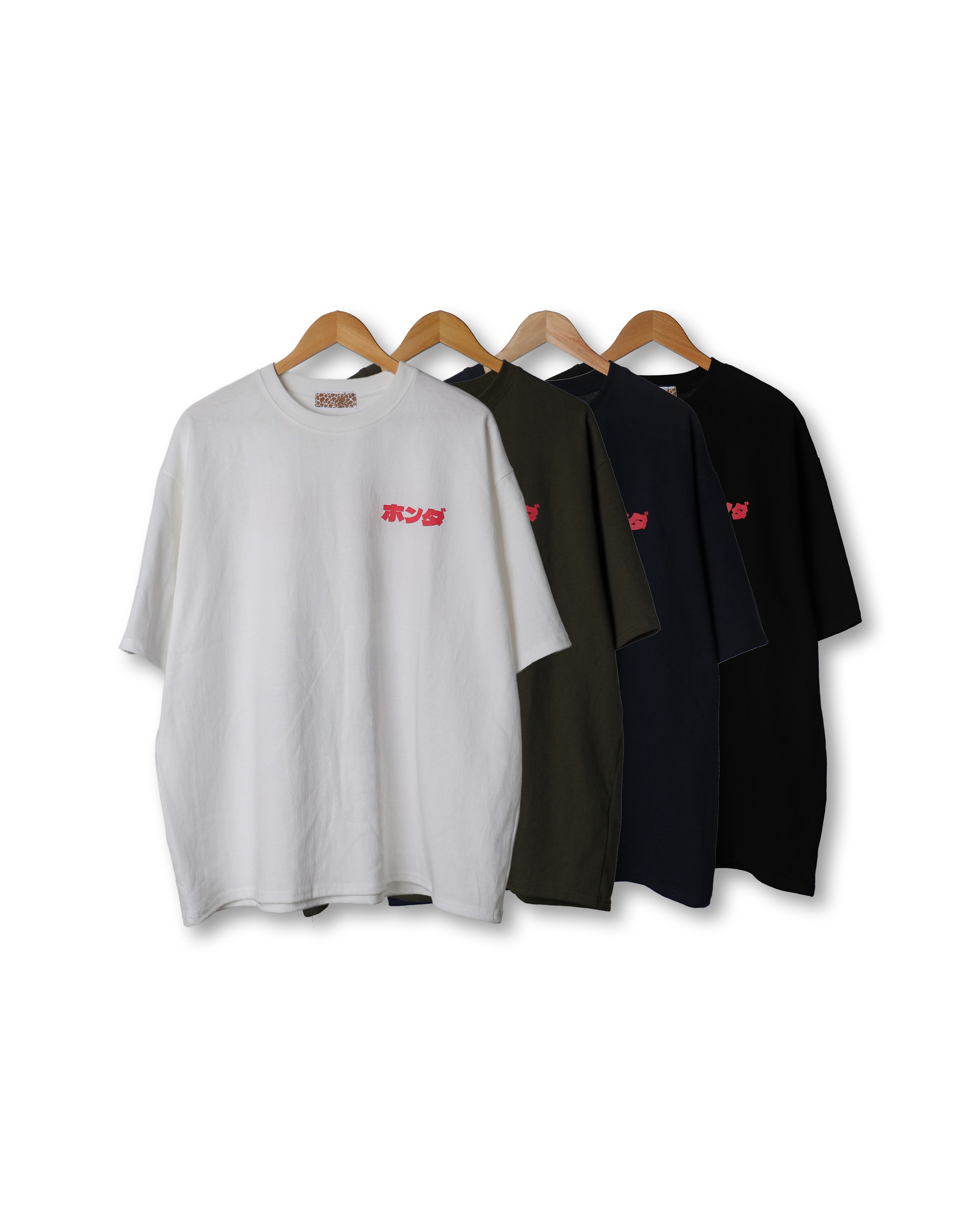 KIRI Hiragana Over Printed T Shirts (Black/Navy/Olive/Ivory) - 14차 리오더 (네이비 5/30 , 아이보리 6/3 배송예정)